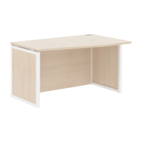 Стол эргономичный XQPCT 149H(R) Бук Тиара/Белый 1400х900х750 XTEN-QP