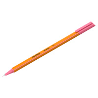 Ручка капиллярная Berlingo Rapido розовая, 0.4мм, желтый корпус