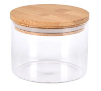 Банка с бамбуковой крышкой, 340мл