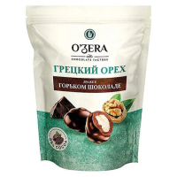 Грецкий орех O'ZERA в горьком шоколаде, 150 г, пакет, КРР108