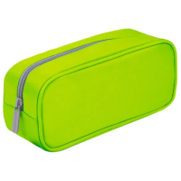 Пенал-косметичка BRAUBERG, мягкий, 'KING SIZE NEON GREEN', 20х8х9 см, 229020