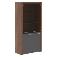 Шкаф комбинированный с обвязкой ZHC 85.2 Антрацит/Орех Даллас 964х452х1984 ZENN