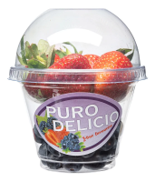 Ягодный микс мини голубика и клубника, 150г