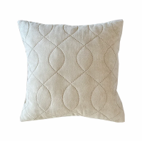 Подушка 23rd Avenue Ультрастеп бежевая замша, 45 x 45см