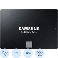 SSD накопитель Samsung 870 EVO 250 ГБ (MZ-77E250BW)