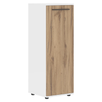 Шкаф средний узкий EMCS 42.1 Дуб Денвер светлый/Мокко/Белый 426х430х1199 EDIS