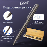 Ручка подарочная шариковая GALANT 'NUANCE', корпус оружейный металл, детали оружейный металл, узел 0