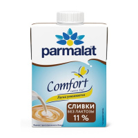Сливки Parmalat 11% без лактозы без заменителя молочного жира, 500 г