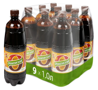 Квас Очаковский двойного брожения, 1л x 9 шт