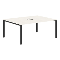 Стол 2-х местный EUWST 1713 Ясень Траун/Черный 1760х1346х750 EDIS