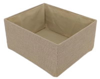 Tarrington House Корзина для хранения текстильная бежевая размер S, 21 x 18 x 10см