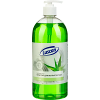 Средство для мытья посуды Luscan Бальзам-Алоэ 1л с дозатором
