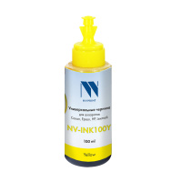 Чернила NV-INK100 универсальные Yellow на водной основе для аппаратов Сanon/Epson/НР/Lexmark (100ml)