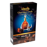 Конфеты Libretto в темном шоколаде с коньячной начинкой, 144г