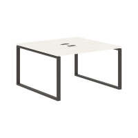 Стол 2-х местный EQWST 1313 Ясень Траун/Мокко 1360х1346х750 EDIS