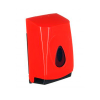 Диспенсер для туалетной бумаги листовой Merida Unique Red Line Spark BUR451, глянцевый красный