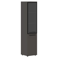 Шкаф высокий узкий EHCS 42.7(R) Мокко/Черный/Мокко 426х430х1967 EDIS