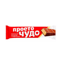 Батончик шоколадный Славянка Просто Чудо 40г