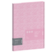 Папка с 10 вкладышами Berlingo 'Starlight S', 17мм, 600мкм, розовая, с внутр. карманом, с рисунком
