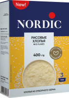 Хлопья рисовые Nordic 400г