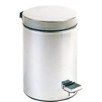 Мусорное ведро с педалью Nofer нерж.сталь 20л, матовое, 09100.20.S