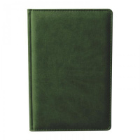 Ежедневник недатированный Attache Сиам зеленый, А5, 176 листов, искусственная кожа