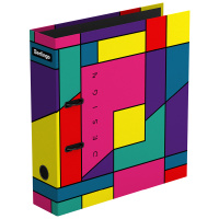 Папка-регистратор Berlingo 'Color Block', 80мм, ламинированная, с рисунком