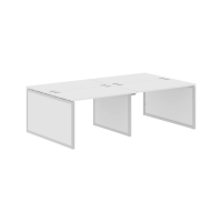 Стол 4-х местный XQPWST 2414 Белый/Алюминий 2400х1406х750 XTEN-QP