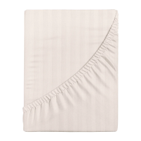 Простыня Verossa Antique White на резинке страйп-сатин, 160 x 200см