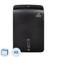 Диспенсер для полотенец лист Luscan Prof Etalon Z-слож maxi черный 151061