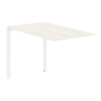 Брифинг-приставка EUB 1167 Ясень Траун/Белый 1160х670х750 EDIS