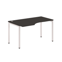 Стол эргономичный XSCET 149(L) Дуб Юкон Модерн/Алюминий 1400х700/900х750 XTEN-S