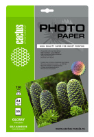 Фотобумага для струйных принтеров Cactus CS-GSA413050 А4, 50 листов, 130 г/м2, белая, глянцевая