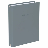 Тетрадь на кольцах А5 175х215 мм, 120 л., твердый картон, матовая ламинация, клетка, BRAUBERG 'Minim