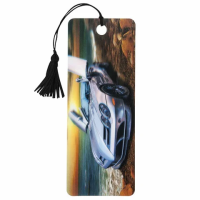 Закладка для книг Brauberg Мерседес, объемная с движением, шнурок-завязка