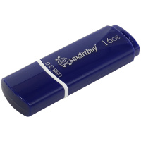 USB флешка Smart Buy Crown 16Gb, 75/10 мб/с, синий