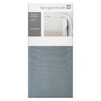 Tarrington House Простыня на резинке сатин темно-серая, 180 x 200 x 20см