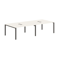 Стол 4-х местный EUWST 3113 Ясень Траун/Мокко 3126х1346х750 EDIS