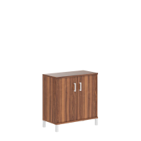 Шкаф низкий Skyland Born B 410.2, орех даллас, 900х450х920мм, низкий, с глухими малыми дверьми