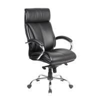 Кресло руководителя Chairman CH423, черный, экокожа
