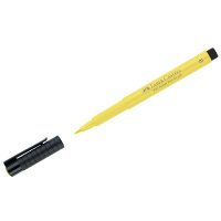 Ручка капиллярная Faber-Castell Pitt Artist Pen Brush цвет 104 светло-желтая, кистевая