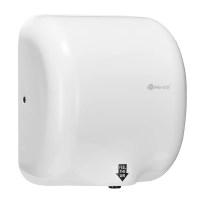 Сушилка для рук скоростная Merida Turbo Jet 1800 Вт, 60м/с, белая, EIB102