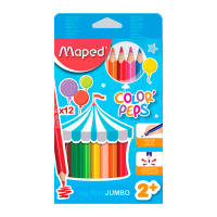Набор цветных карандашей Maped Color Peps Maxi 12 цветов, 834010