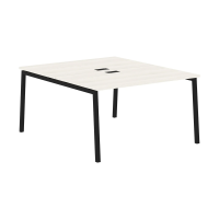 Стол 2-х местный ELWST 1316 Ясень Траун/Черный 1360х1606х750 EDIS