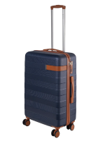 Чемодан Arriva Berlin ABS синий размер M, 42 x 25.5 x 65см