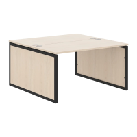 Стол 2-х местный XQPWST 1414 Бук Тиара/Антрацит 1400х1406х750 XTEN-QP