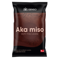 Паста соевая Genso Aka Miso темная, 1кг