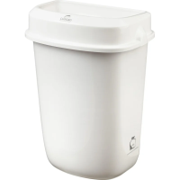 Контейнер для мусора (корзина) Luscan Prof Etalon 32л белый 151040