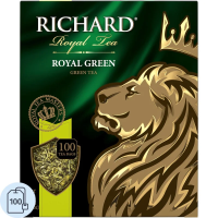 Чай Richard Royal Green, зеленый, 100 пакетиков