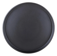 Тарелка десертная Nuovacasa Sola Black, 21см